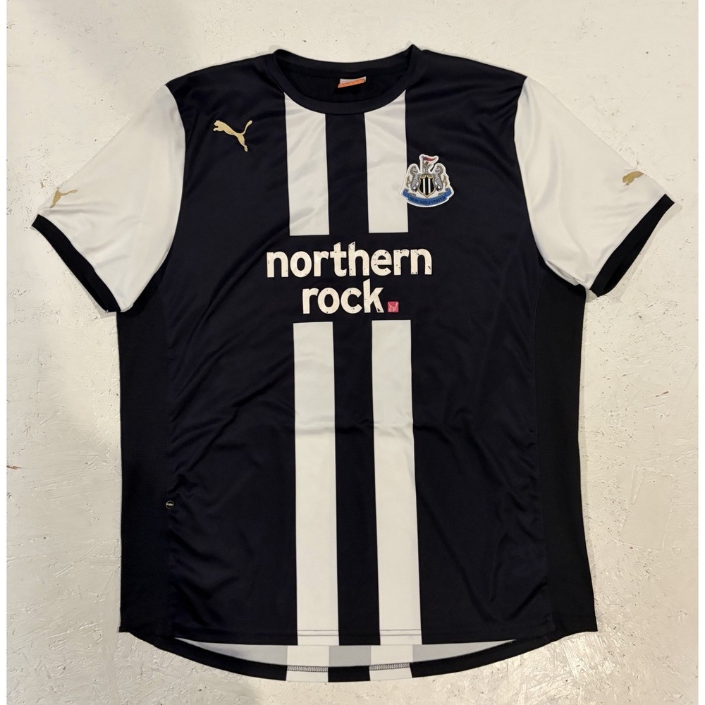 Puma Newcastle United 2011-12 Football Shirt Mens Size 2XL Black Home‎ Jersey